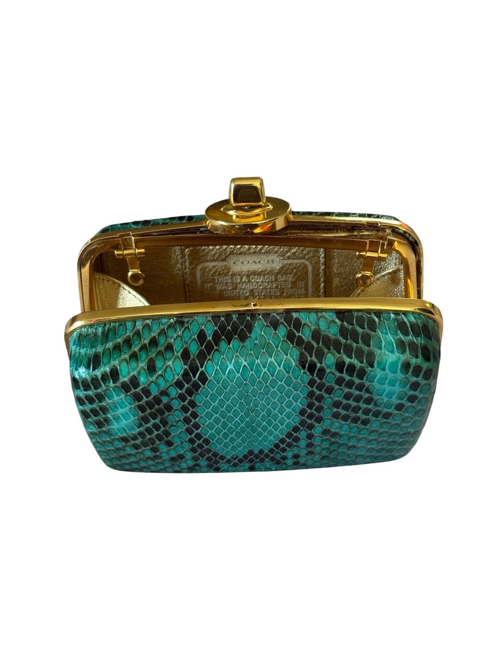 Coach Python Limited Edition Madison Evening Purse/Clutch.